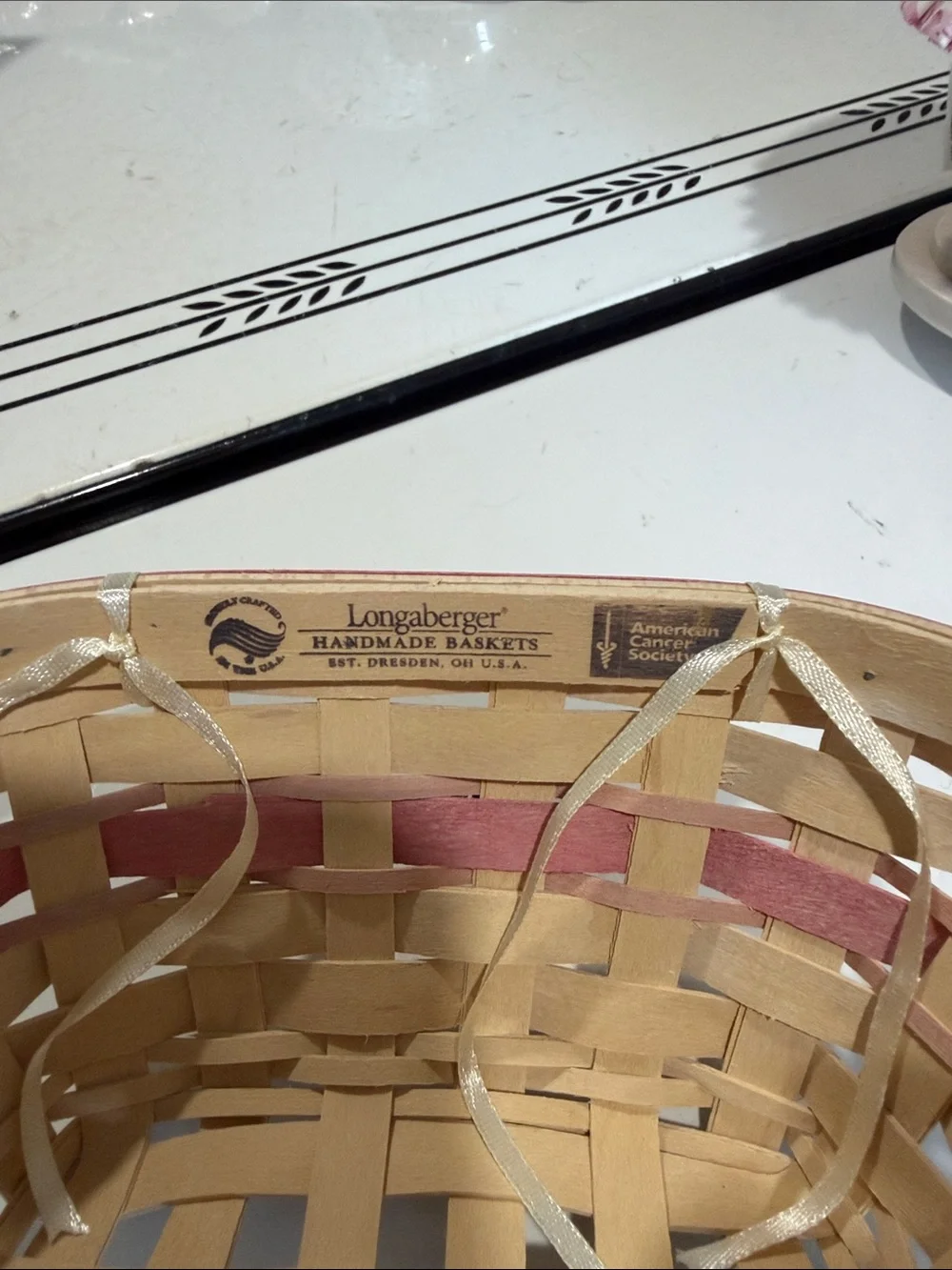 Longaberger 2008 Horizon of Hope Basket Set